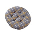thumbnail image 1 of Anckoeil Round Memory Foam Chair Cushion, 15.7in Velvet Fleece Thickened Seat Pad, Non-Slip Bottom for Office/Dining/Wheelchair, Green/Pink/Gray, 1 of 5
