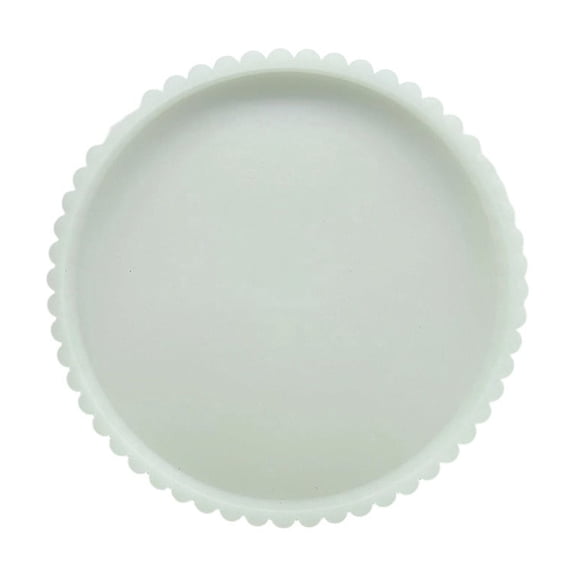 Anckoeil Round Vanity Serving Tray, Waterproof Bathroom Countertop Organizer for Cosmetics Jewelry Toiletries
