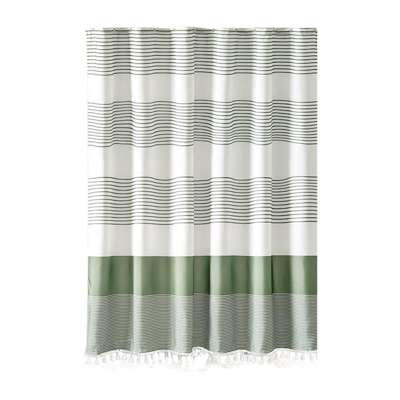 Anckoeil Shower Curtain, 72.05" x 36.22" Waterproof Polyester Bathroom Curtain for Wet and Dry Separation