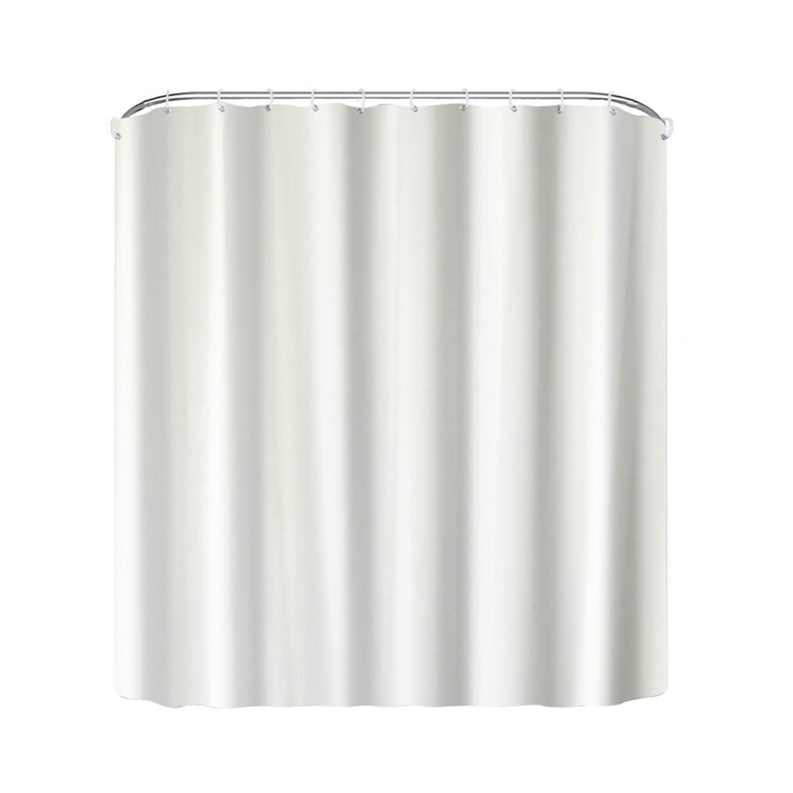 Anckoeil Solid Color Bathroom Curtain Set Thickened Waterproof Shower ...