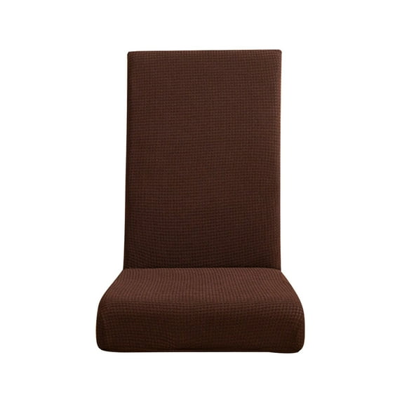Anckoeil Solid Color Brushed High Elastic Chair Cover Soft and Comfortable Chair Seat Cover -proof and Dirt- Chair Slipcover Suitable for Dining Chair