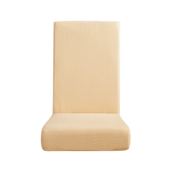 Anckoeil Solid Color Brushed High Elastic Chair Cover Soft and Comfortable Chair Seat Cover -proof and Dirt- Chair Slipcover Suitable for Dining Chair