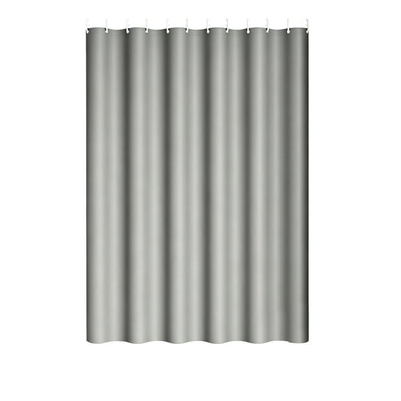 Anckoeil Solid Color Waterproof EVA Outdoor Curtain with Plastic Rings, Wind Rain Resistant Privacy Drape for Patio Pergola, 78.74×70.86in Single Panel