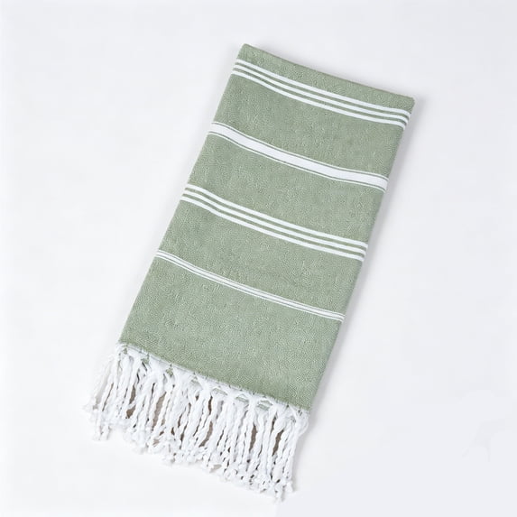 Anckoeil Striped Beach Towel, 39.4" x 70.9" Quick Dry Absorbent Polyester Towel for Travel Swimming Camping