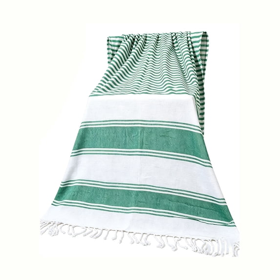Anckoeil Striped Beach Towel, 39.4" x 70.9" Quick Dry Absorbent Polyester Towel for Travel Swimming Camping