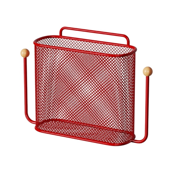 Anckoeil Wall Mounted Storage Basket, Metal Mesh Bathroom Organizer for Toiletries and Small Items