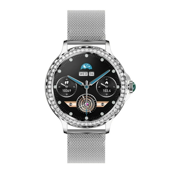 Anckoeil Watch Women's Smart Watch 1.3 Inch Smart Watch For Android And IOS Phones IP68 Water Fitness Watch Voice Features For Women And Men