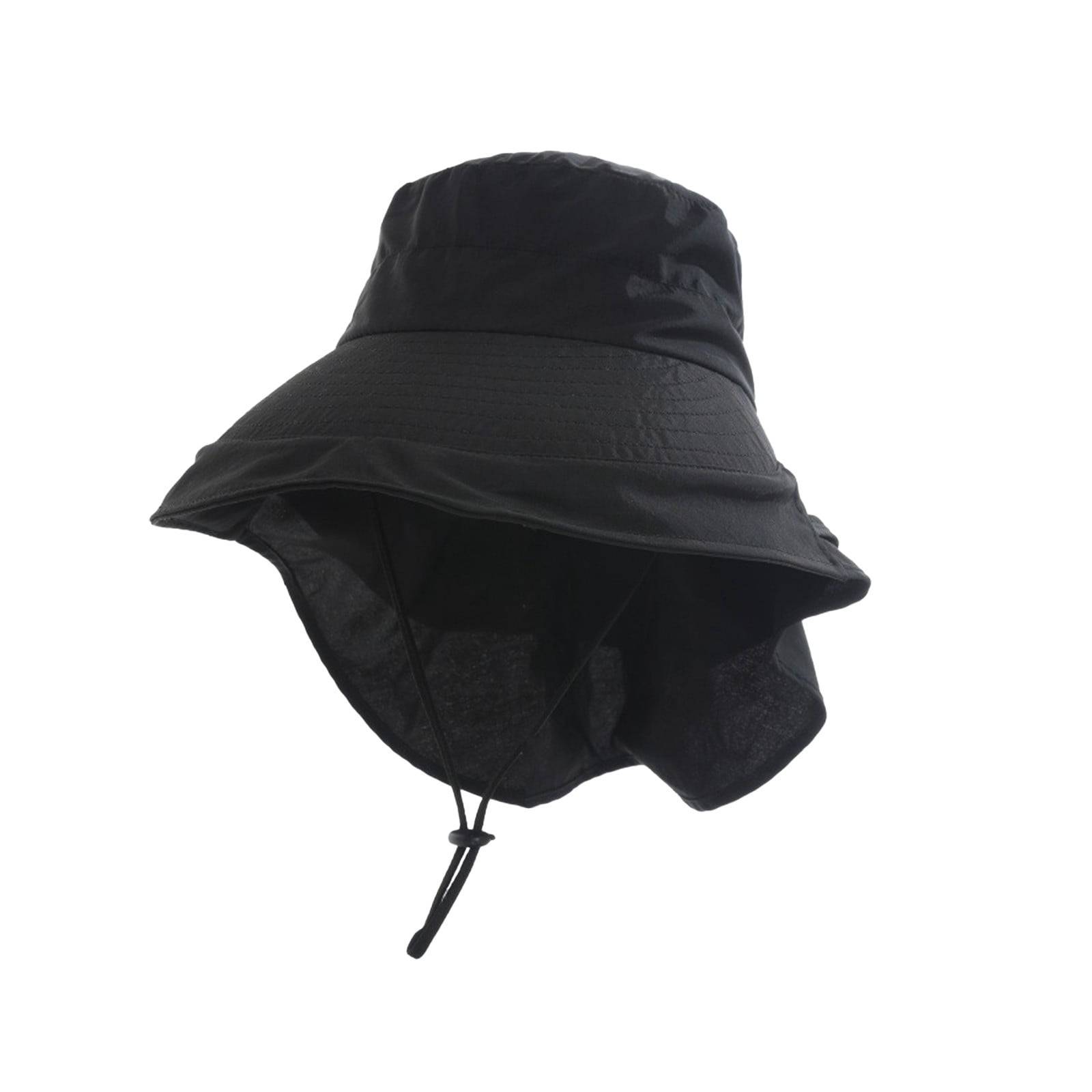 Anckoeil Wide Brim Fisherman Sun Hat with Neck Flap, Breathable ...