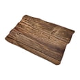 thumbnail image 1 of Anckoeil Wood Grain Print Diatomaceous Earth Bath Mat, Absorbent Non-Slip Floor Mat, Multicolor Polyester Rug, 23.6 x 15.7 in, 1 of 5