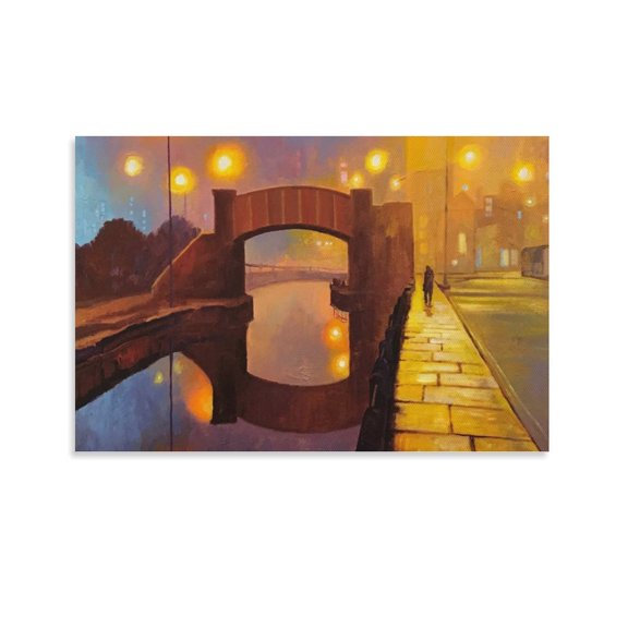 Ancoats & Raincoats Manchester Canvas Art Poster And Wall Art Picture Print Modern Family Bedroom Decor Posters,Unframe-style,12x18inch(30x45cm)