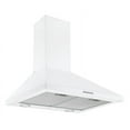 thumbnail image 1 of Ancona 24" Convertible Wall Pyramid Range Hood in White Stainless Steel&nbsp;, 1 of 5