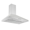 thumbnail image 1 of Ancona 30" Convertible Wall-Mounted Pyramid Range Hood in Stainless Steel, 1 of 7