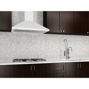 Ancona 30 in. Wall Mounted Range Hood Pyramid Style in White