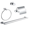 thumbnail image 1 of Ancona Aria 4-piece Bathroom Accessory Set in Chrome, 1 of 5