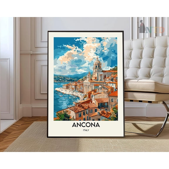Ancona Marche Italy Poster, Unframed Paper Poster 8x10in