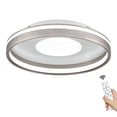 thumbnail image 1 of Ancona Modern LED Flush Mount Ceiling Light with Remote Control, 1 of 9