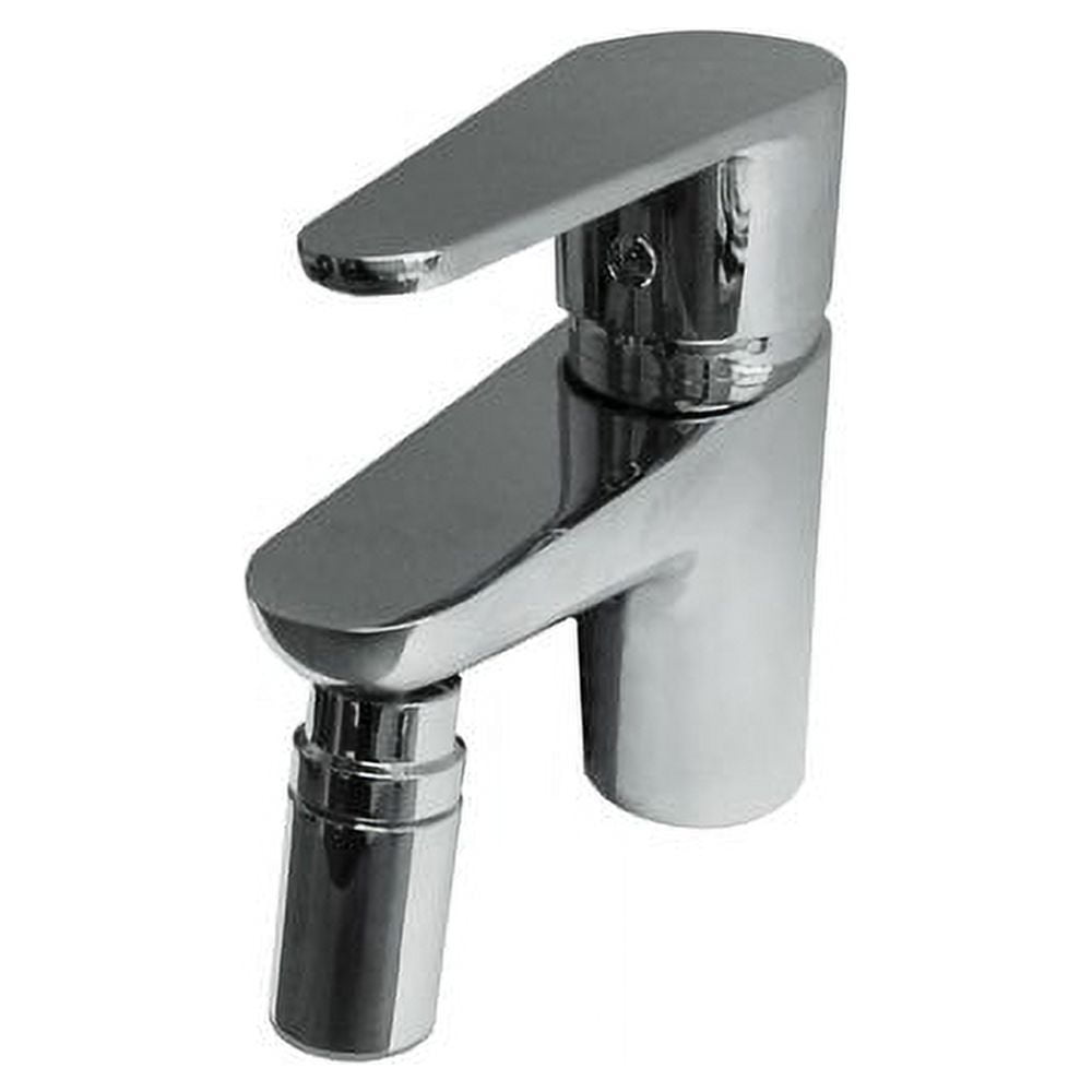 Chrome Single-Handle Deck Mounted Bathroom Faucet