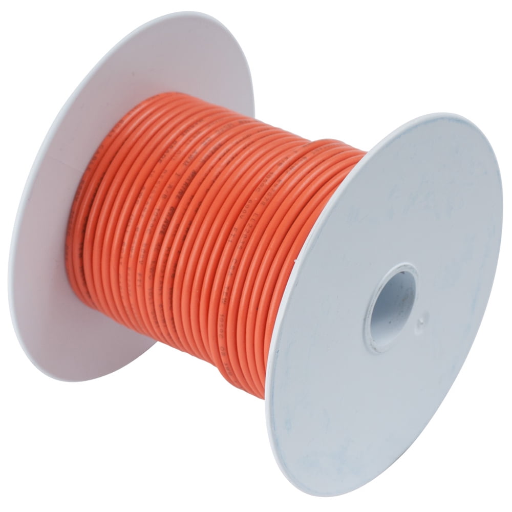 Ancor 102510 RV/ Boat Marine Grade Primary Electrical Wire #16 Gauge Orange 100'