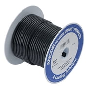 Ancor 106010 Tinned Copper Wire, 12 AWG 3mm2, Black - 100ft