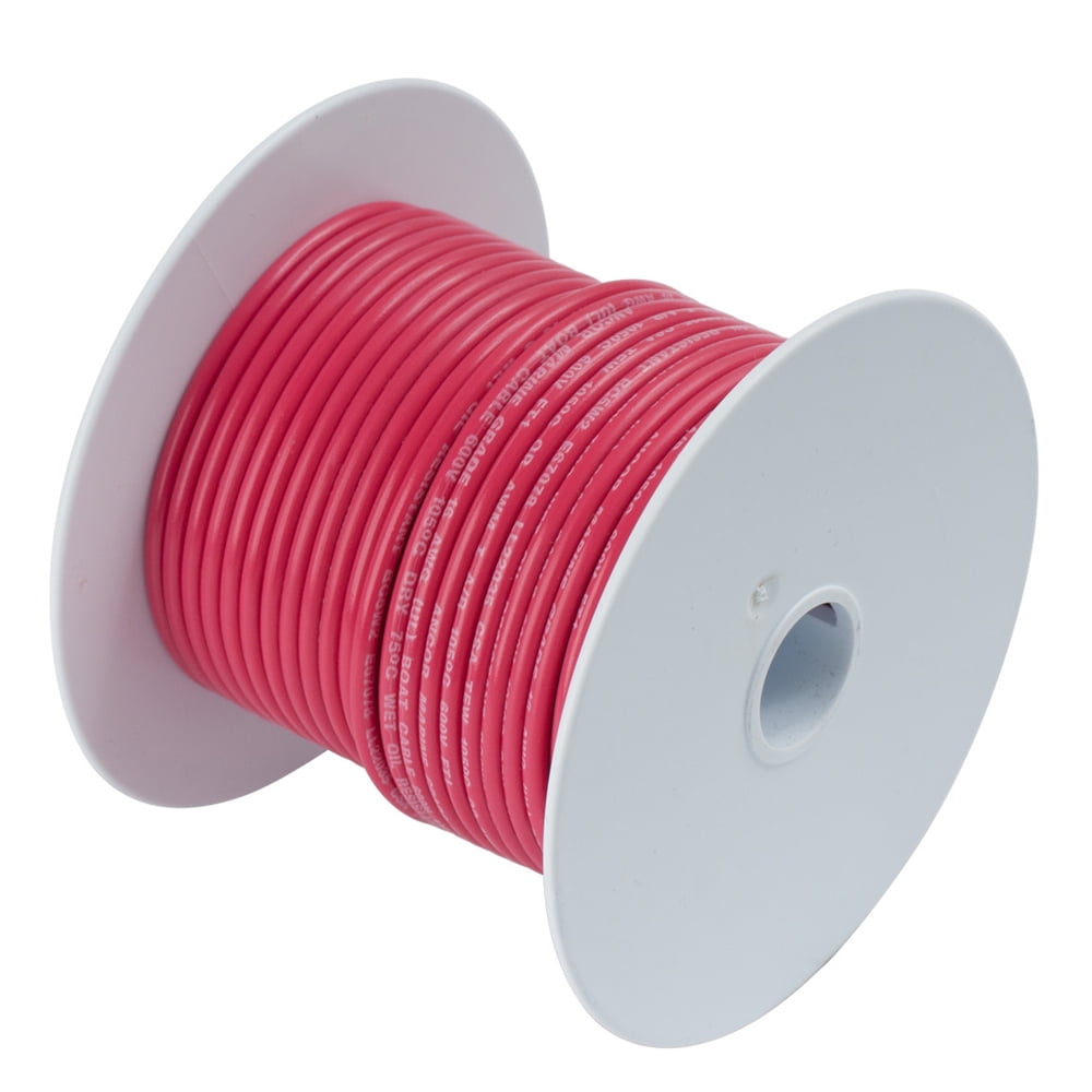 Ancor 108810 RV/ Boat Marine Grade Primary Electrical Wire #10 Gauge Red 100'