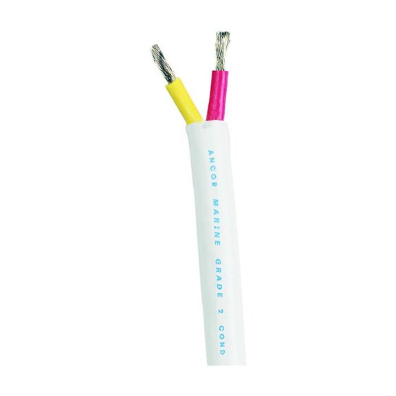 Ancor Safety Duplex Cable - 14/2 AWG - Red/Yellow - Round - 100' [126510]