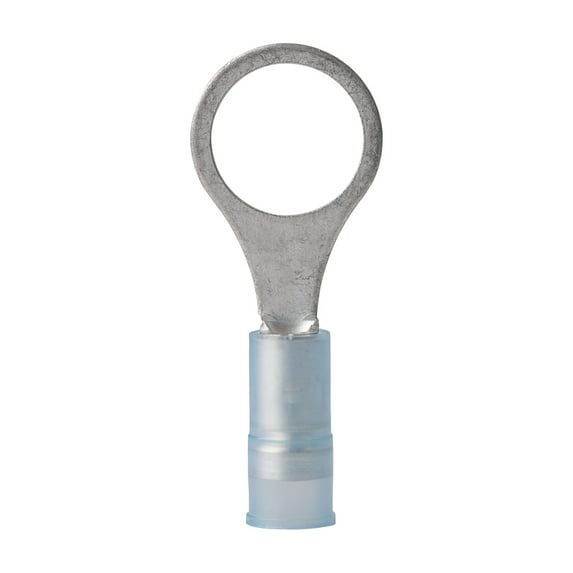 Ancor 210216 Nylon Insulated 3/8" Ring Terminal 16-14 Gauge Wire Blue 25 Pack