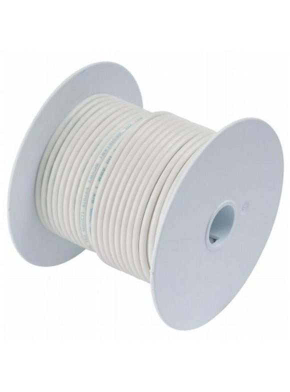 Ancor 184903 14 AWG Tinned Copper Wire&#44; White - 18 ft.