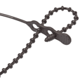 thumbnail image 1 of Ancor 199290 12 in. Reusable Beaded Cable Ties, Black - Pack of 40, 1 of 2