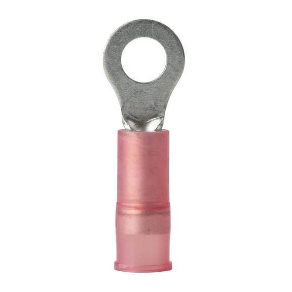Ancor 210202 Nylon Insulated Ring Terminal 22-18 Gauge Wire Red 25 Pack