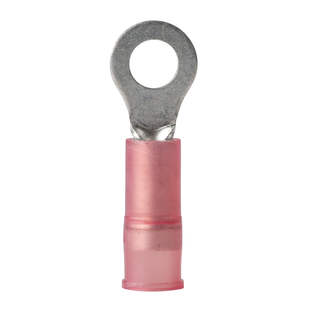 Ancor 220202 Nylon Insulated Ring Terminal 22-18 Gauge Wire Red 100 Pack