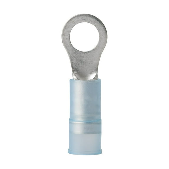 Ancor 220213 Nylon Insulated #10 Ring Terminal 16-14 Gauge Wire Blue 100 Pack