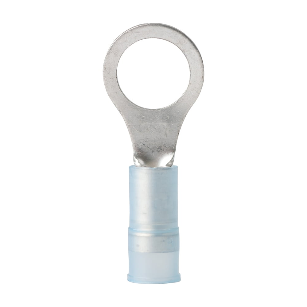 Ancor 220215 Nylon Insulated 5/16" Ring Terminal 16-14 Gauge Wire Blue 100 Pack