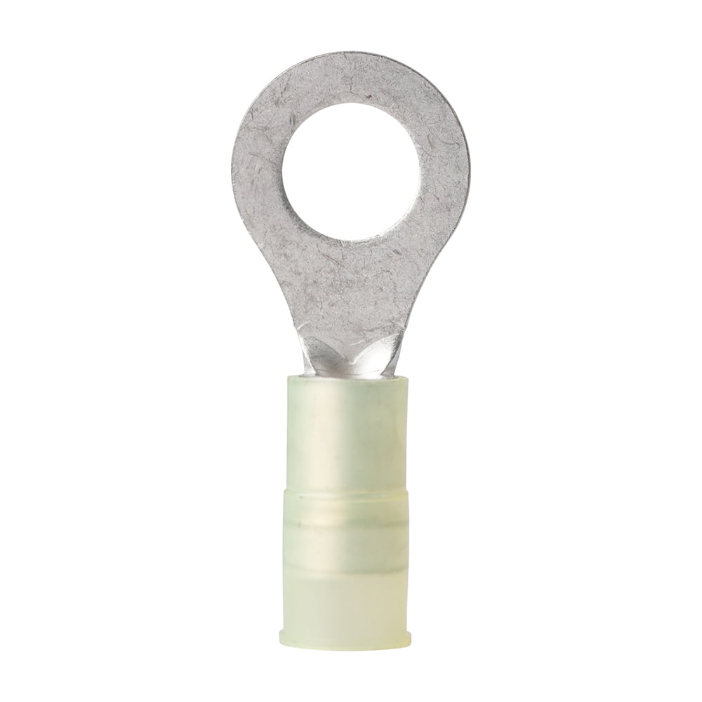 Ancor 220225 Nylon Insulated Ring Terminal 12-10 Gauge Wire Yellow 100 Pack