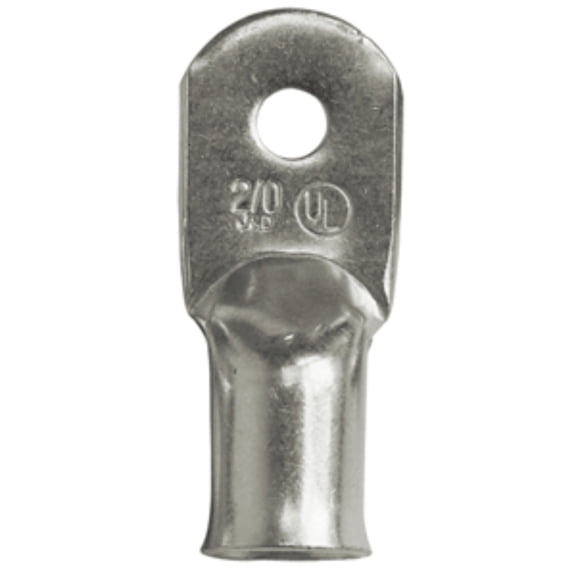 Ancor 252243 Marine Grade Electrical Heavy Duty Tinned Copper Lugs (6-Gauge, Size 10 Screw, 2-Pack)