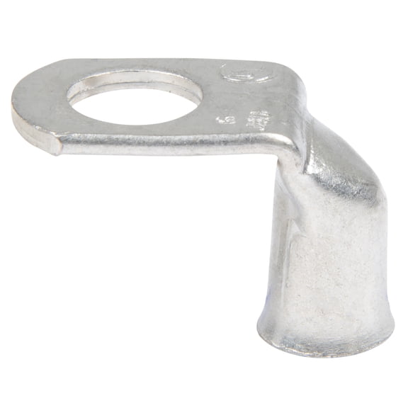 Ancor 262286 90 Tinned Copper Lug - 1/0 AWG x 3/8" Screw Hole, Pack of 2