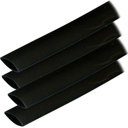 Set of 4 Black 8-2 AWG Ancor Heat Shrink Tube, 14"