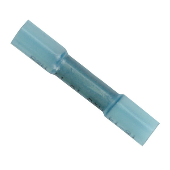 Ancor 309125 Blue 16-14 Wire Range Heat Shrink Butt Connectors - 25 Pack