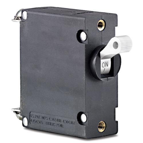 Ancor 551710 Magnetic Single Pole AC/DC Circuit Breaker White 10 AMP