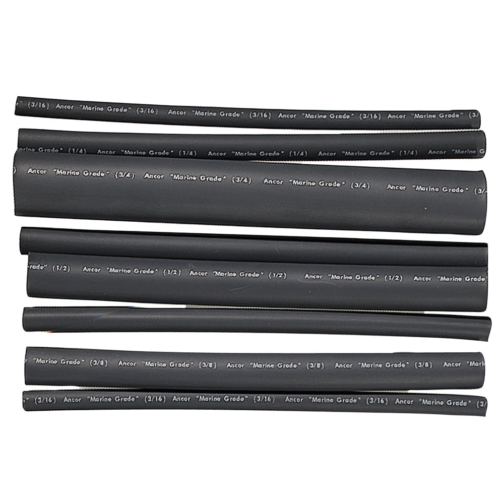 Ancor Adhesive Lined Heat Shrink Tubing - Assorted 8-Pack, 6", 20-2/... [301506]