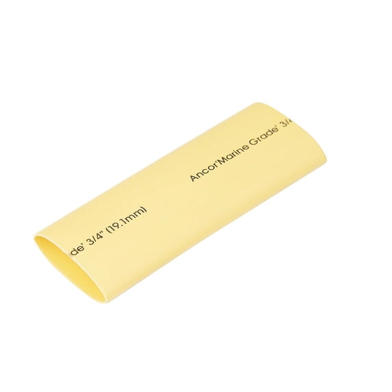 Ancor Adhesive Lined Heat Shrink Tubing, Yellow