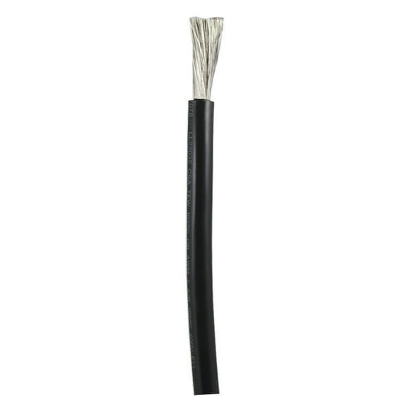 Ancor Black 1/0 AWG Battery Cable - Sold By The Foot | Bundle of 5