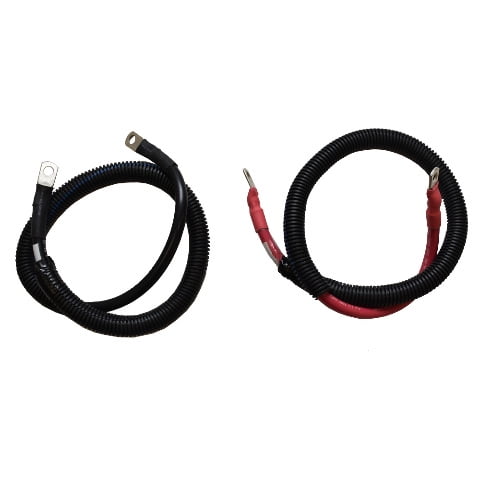 Ancor Marine Boat Battery Cable | 4 AWG 26 Inch Marine Wire (Set of 2)