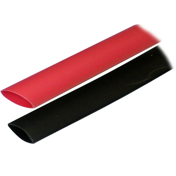 Ancor Marine Grade Adhesive Lined Heat Shrink Tubing 3/4" x 3" 1pc Black/Red