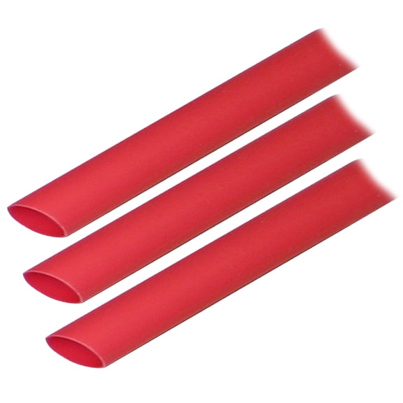 Ancor Marine Grade Products Heat Shrink Tube 1/2 X 3 Red 3 Pack 305603