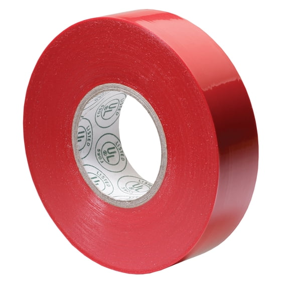 Ancor Premium Electrical Tape - 3/4" x 66' - Red | Bundle of 10