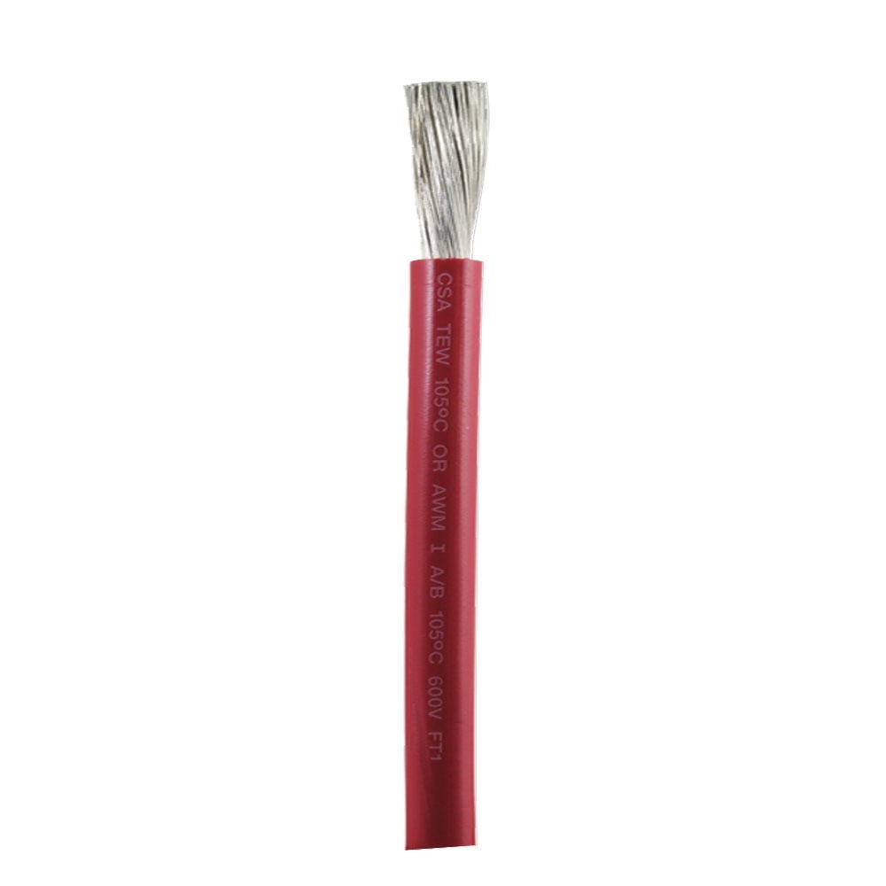 Ancor Red 2/0 AWG Battery Cable - Sold By The Foot | Bundle of 2
