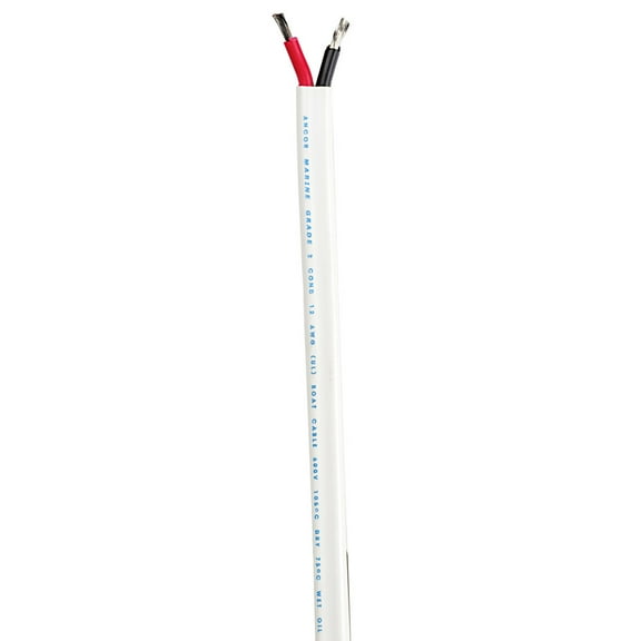 Ancor Standard Duplex Cable - Flat 10/2 - 2x5mm² - Red/Black - 100' | Bundle of 2 Each