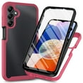 thumbnail image 1 of Ancove Full Body Protection Case for Samsung Galaxy S25,Shockproof TPU+PC Case Built-in Screen Protector Case Clear Back Cover for Galaxy S25,Pink, 1 of 7