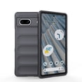 thumbnail image 1 of Ancove for Google Pixel 7 Case,Heavy Duty Silicone Rubber 3D Striped Pattern Shockproof Skin-Friendly Full Body Protection Case Cover for Google Pixel 7,Darkgray, 1 of 8