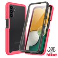 thumbnail image 1 of Ancove for Samsung A15 Phone Case with Built-in Screen Protector,Shockproof Rugged Bumper Clear Back Full Body Protective Cover for Samsung Galaxy A15,Pink, 1 of 6